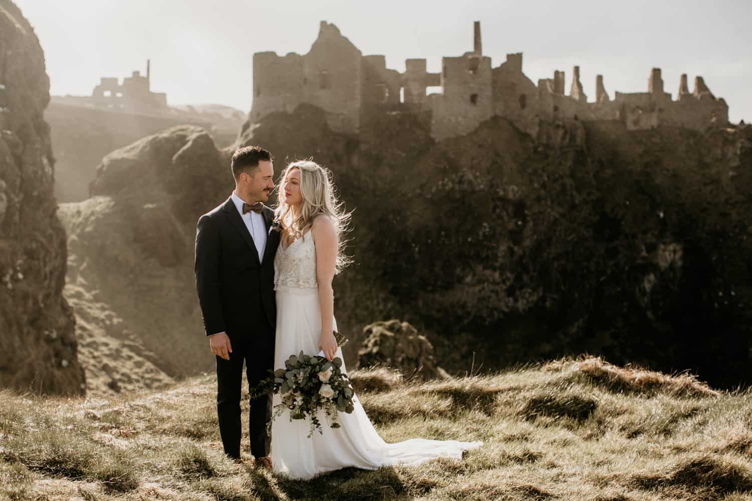 Alexandra and Jason - Dunluce Elopement Northern Ireland photographer