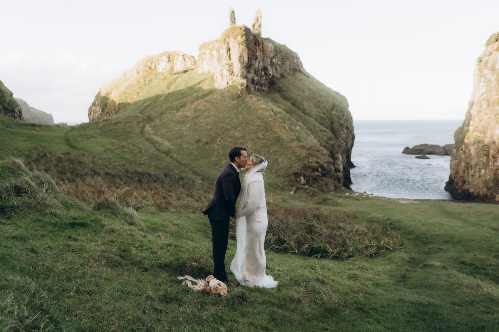 Eloping in Ireland: Kailee and Kavan's Adventure at Dunseverick Castle