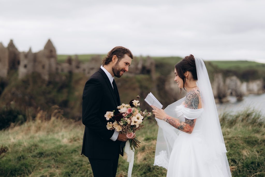 North Coast of Ireland elopement at the Causeway Coast